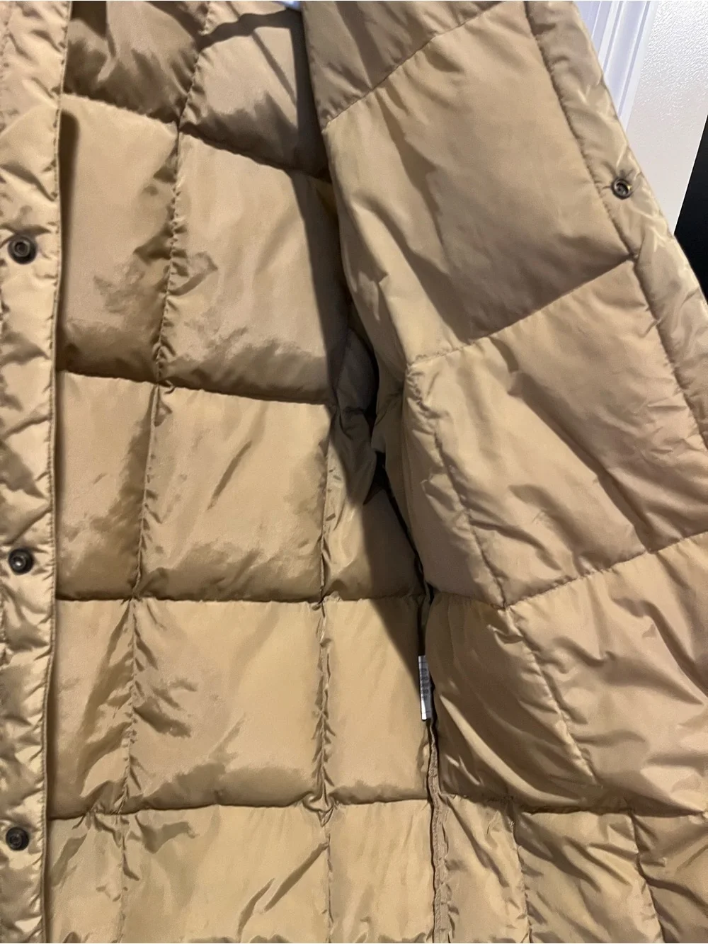 Cabela's Vintage Tan Goose Down Puffer Jacket 1980’s early 1990’s